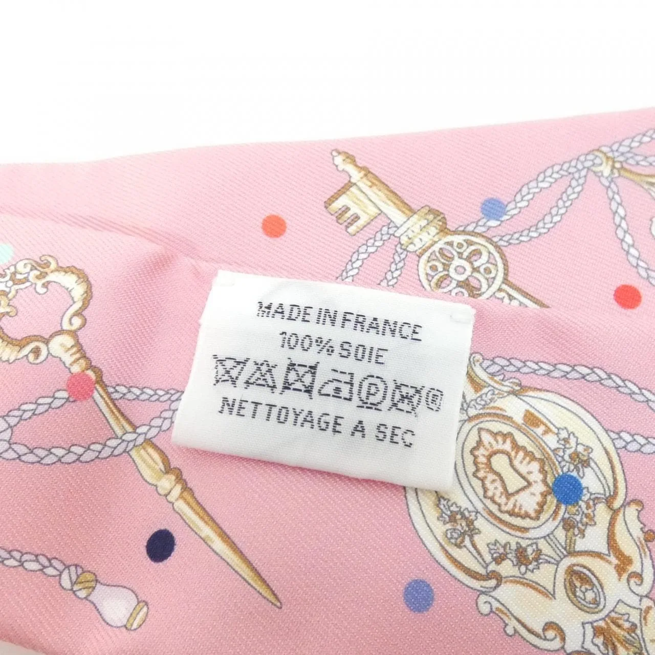 HERMES 063871S Scarf Beige Rank A - Thumbnail 4