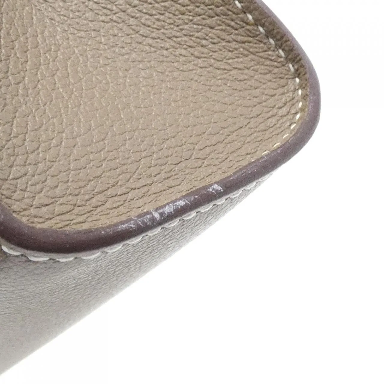 HERMES 084321CK Pouch Etoupe Rank A - Thumbnail 5