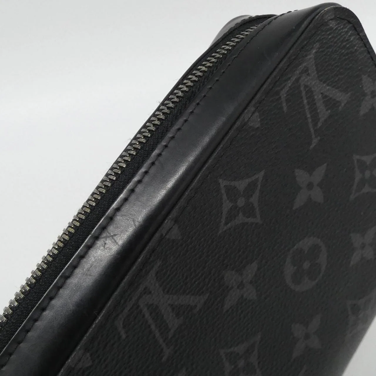 LOUIS VUITTON Eclipse M61698 Wallet Monogram 黑色 Monogram 中古品B - 縮圖 4