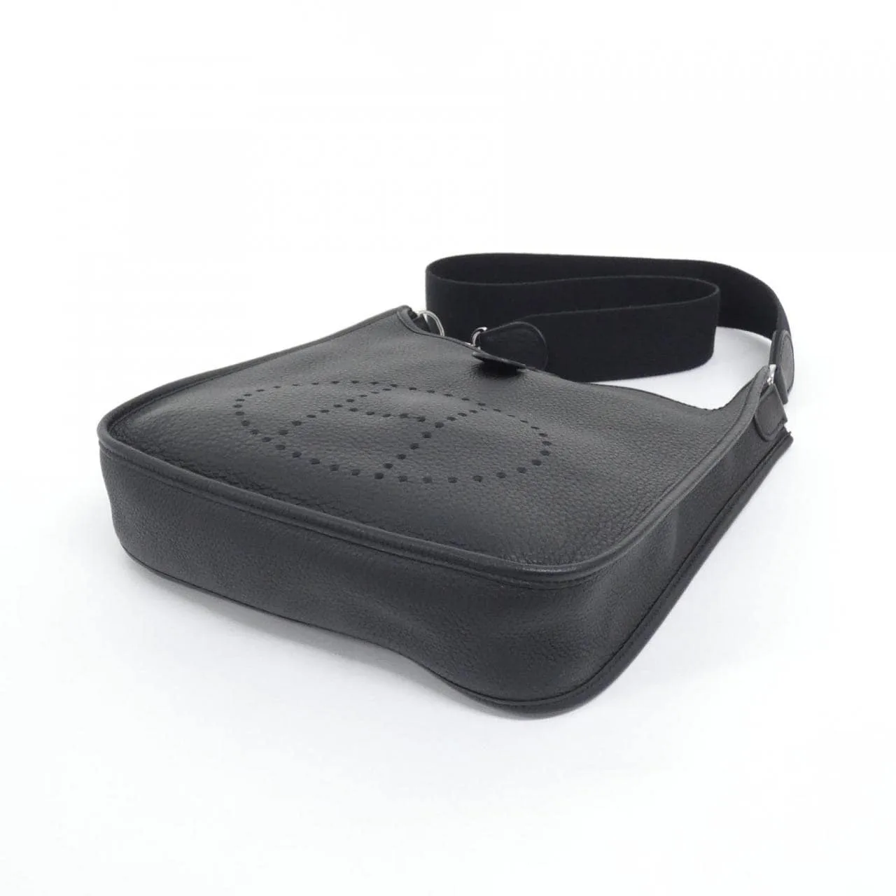 HERMES Evelyne 038084CK Shoulder Clemence 黑色 Clemence 皮 中古品A - 縮圖 3