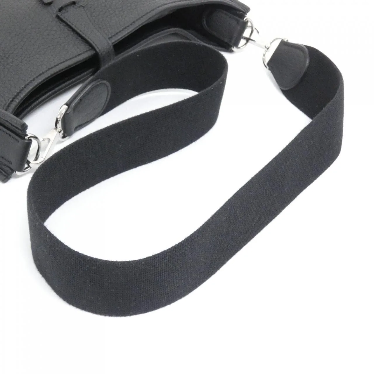 HERMES Evelyne 038084CK Shoulder Clemence 黑色 Clemence 皮 中古品A - 縮圖 5