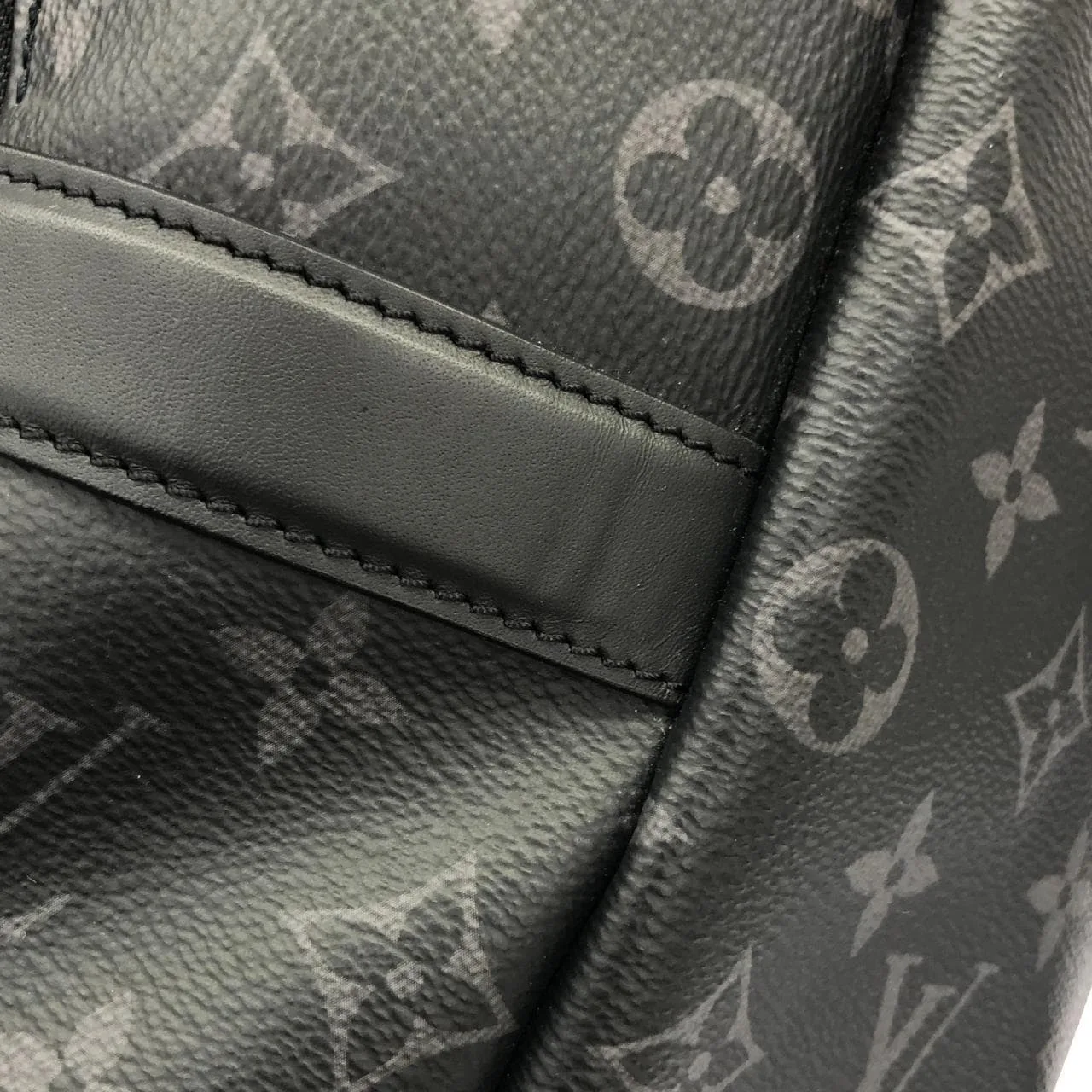LOUIS VUITTON Eclipse M43186 Backpack Monogram 黑色 Monogram 中古品A - 縮圖 6