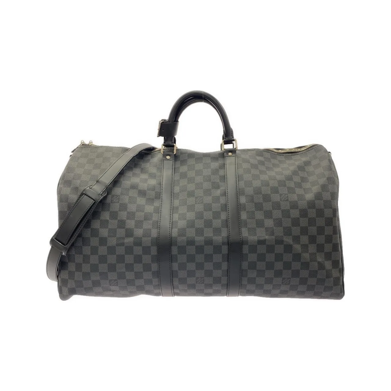 LOUIS VUITTON Keepall N41413 Boston Damier Black