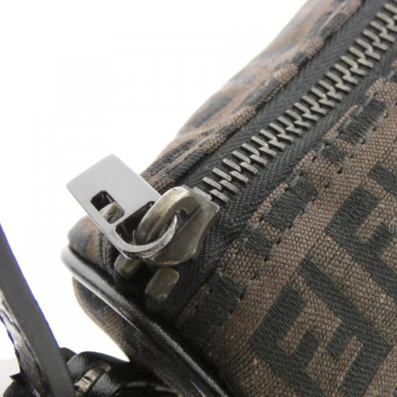 FENDI Handbag Canvas Black Canvas Rank A - Thumbnail 4