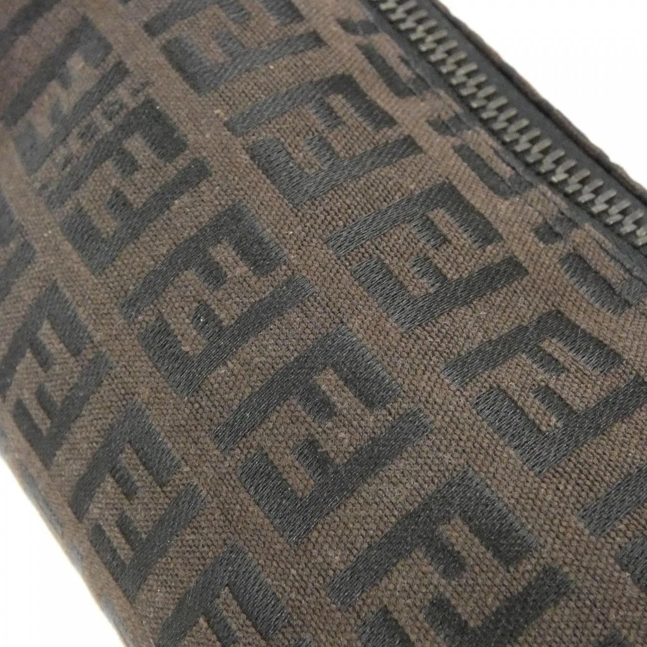 FENDI Handbag Canvas Black Canvas Rank A - Thumbnail 5