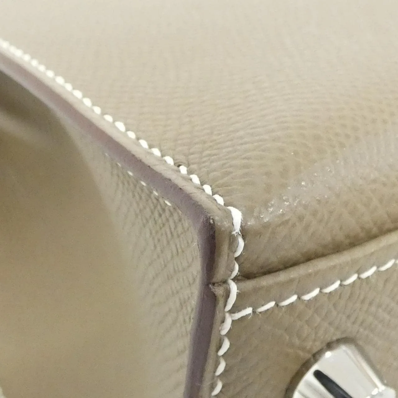 HERMES 038416CK Handbag Epsom Etoupe Epsom Leather - Thumbnail 3