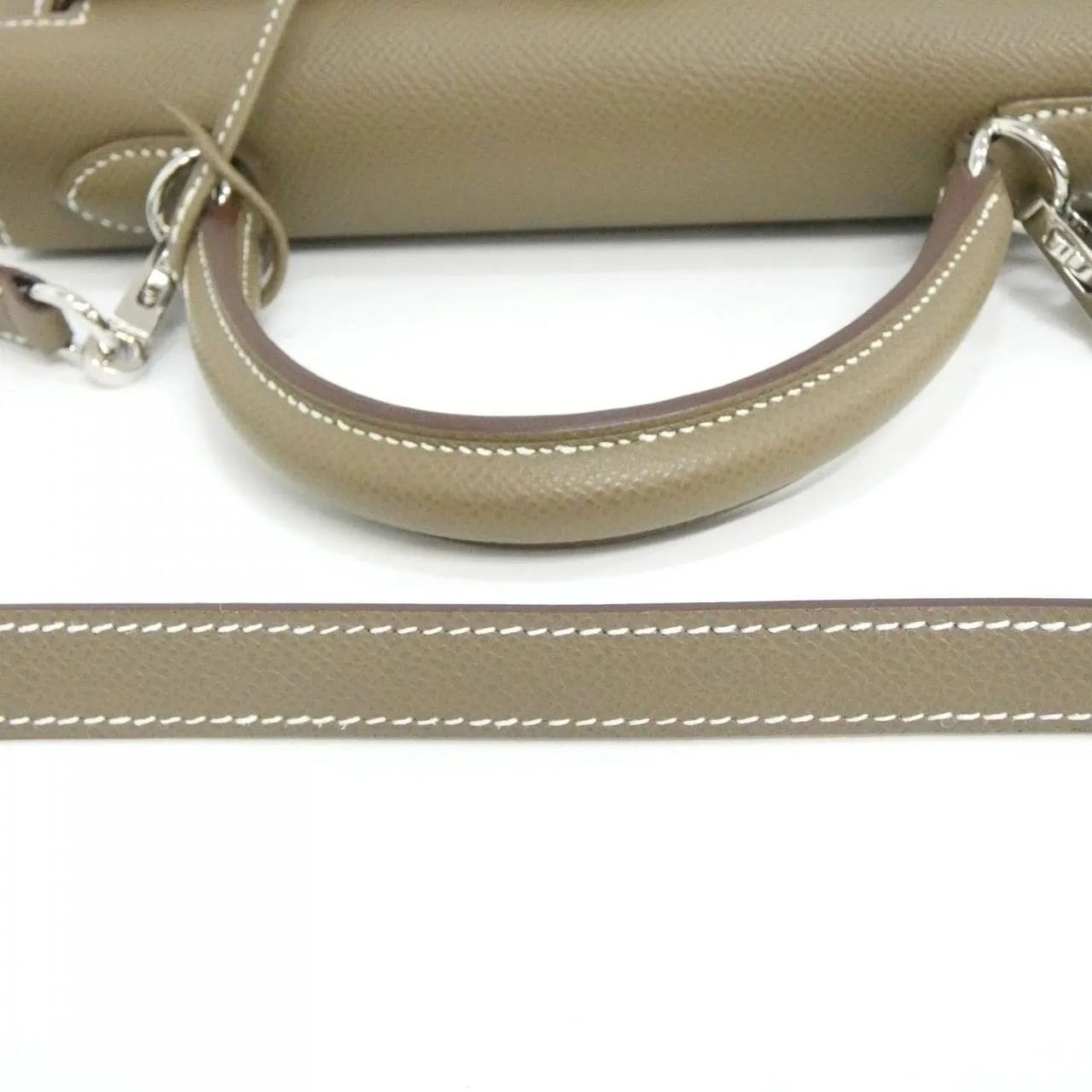 HERMES 038416CK Handbag Epsom Etoupe Epsom Leather - Thumbnail 6