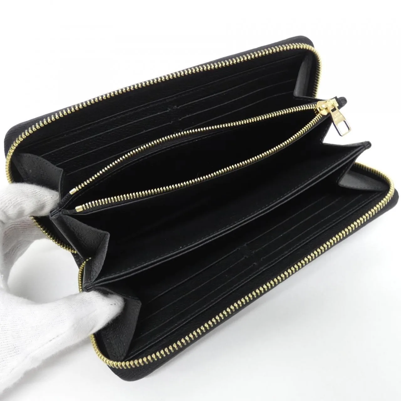 LOUIS VUITTON M61864 Wallet Monogram Black Monogram Rank A - Thumbnail 4