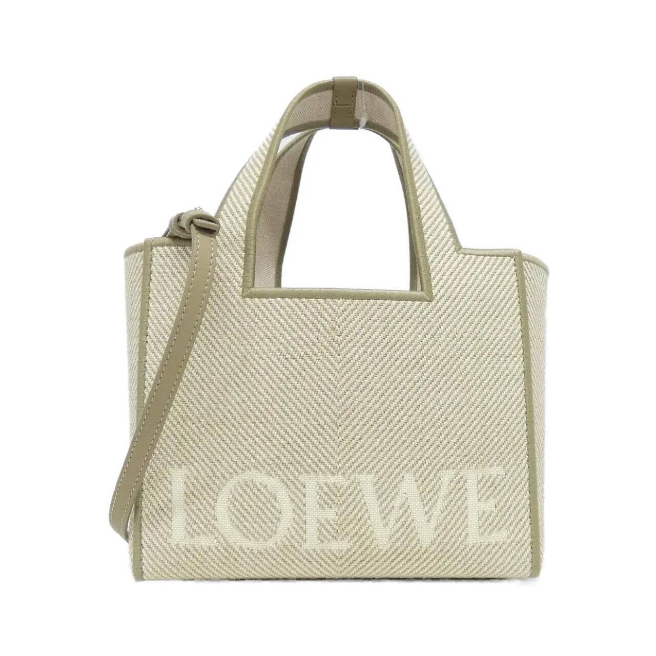 LOEWE ALF1B59X14 Tote Canvas Black