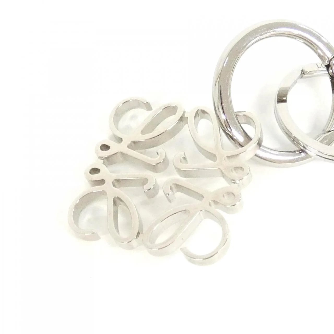 LOEWE 111 25 203 Key Case 銀色 中古品A - 縮圖 2