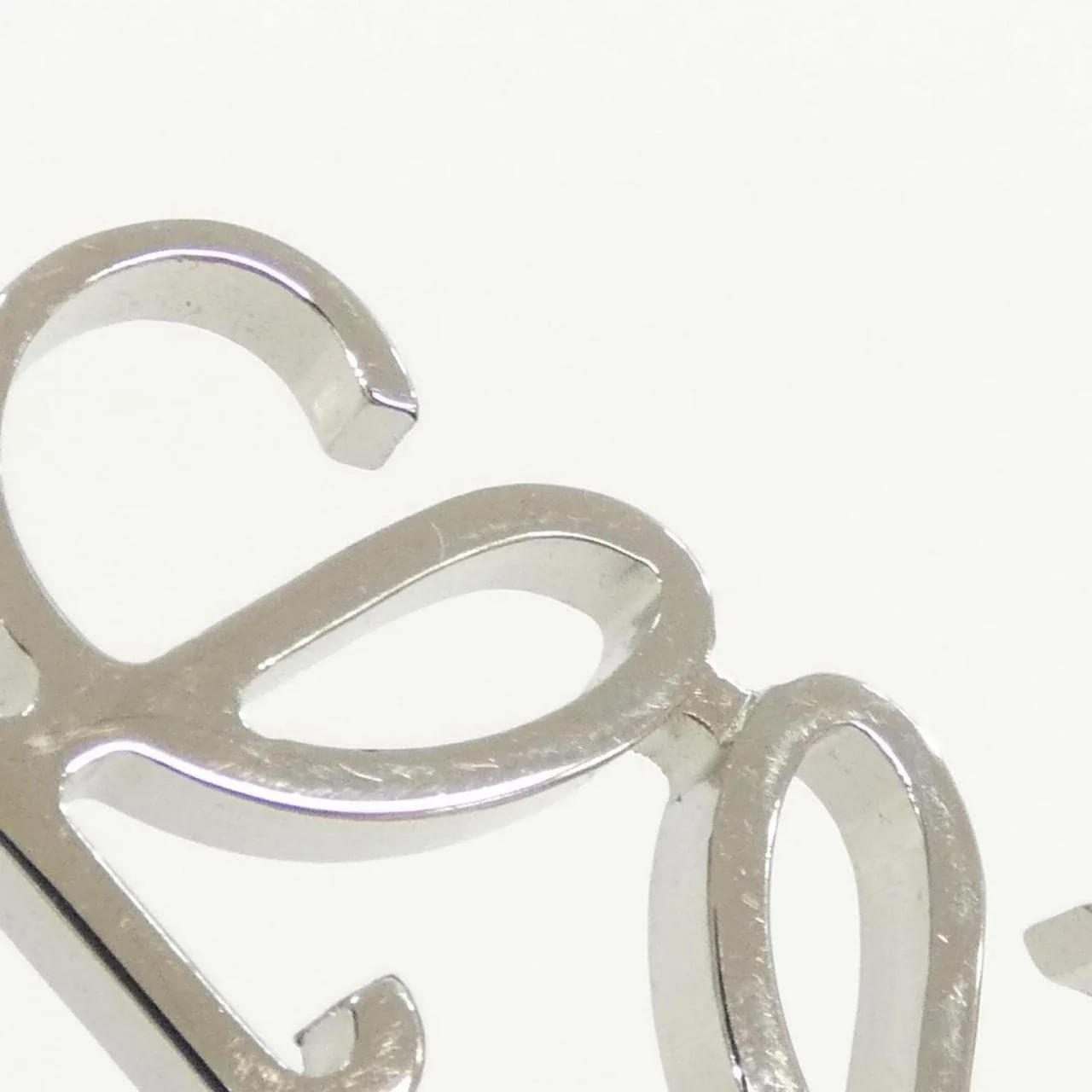 LOEWE 111 25 203 Key Case 銀色 中古品A - 縮圖 3