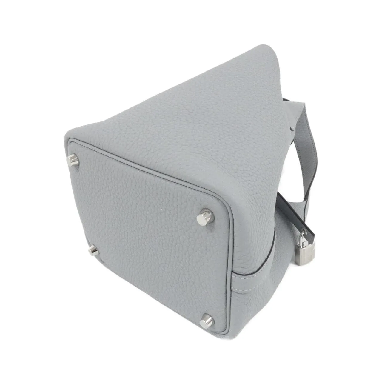 HERMES Picotin 056289CK Handbag Clemence Clemence Leather Unused - Thumbnail 2