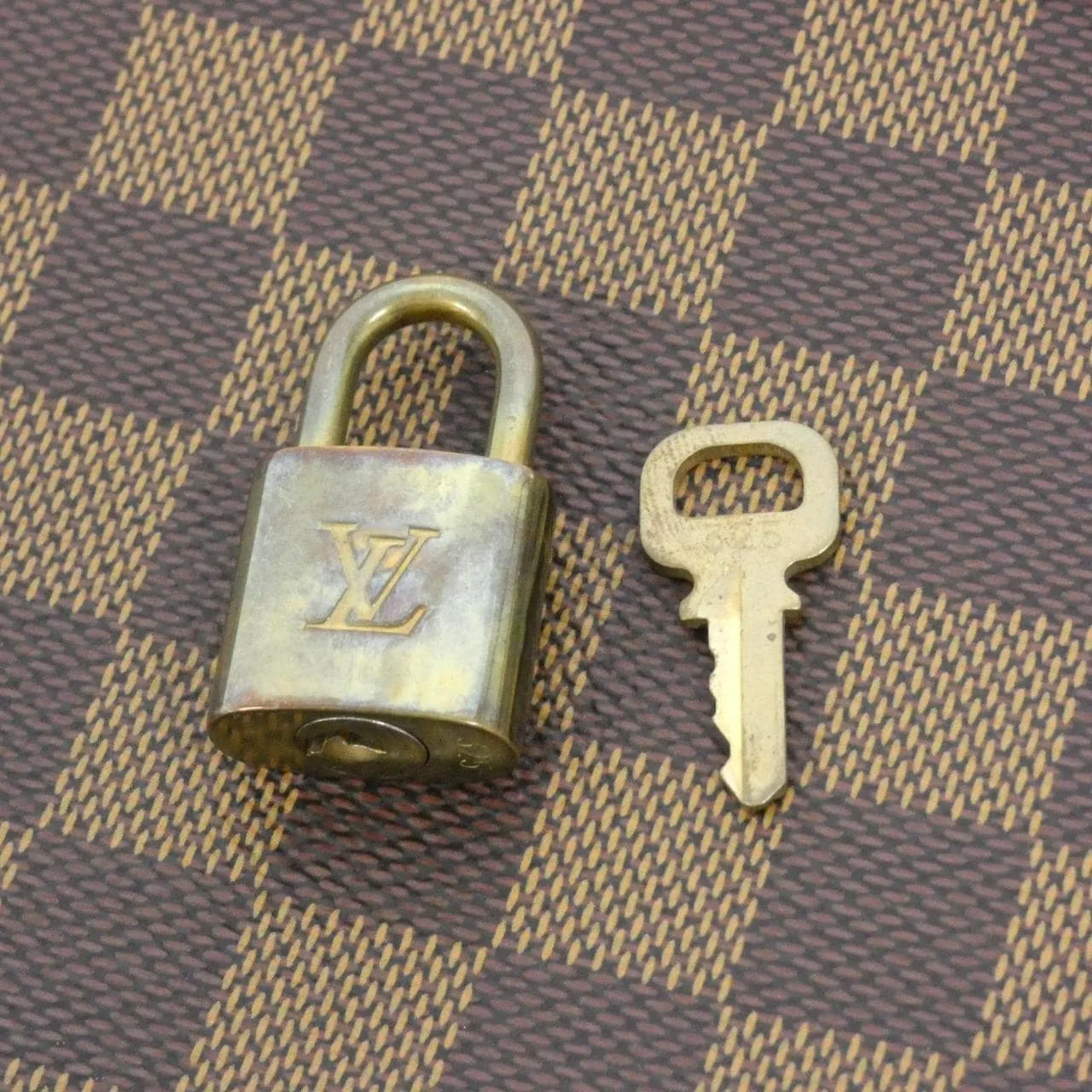 LOUIS VUITTON N41455 Handbag Damier 黑色 Damier 中古品A - 縮圖 6