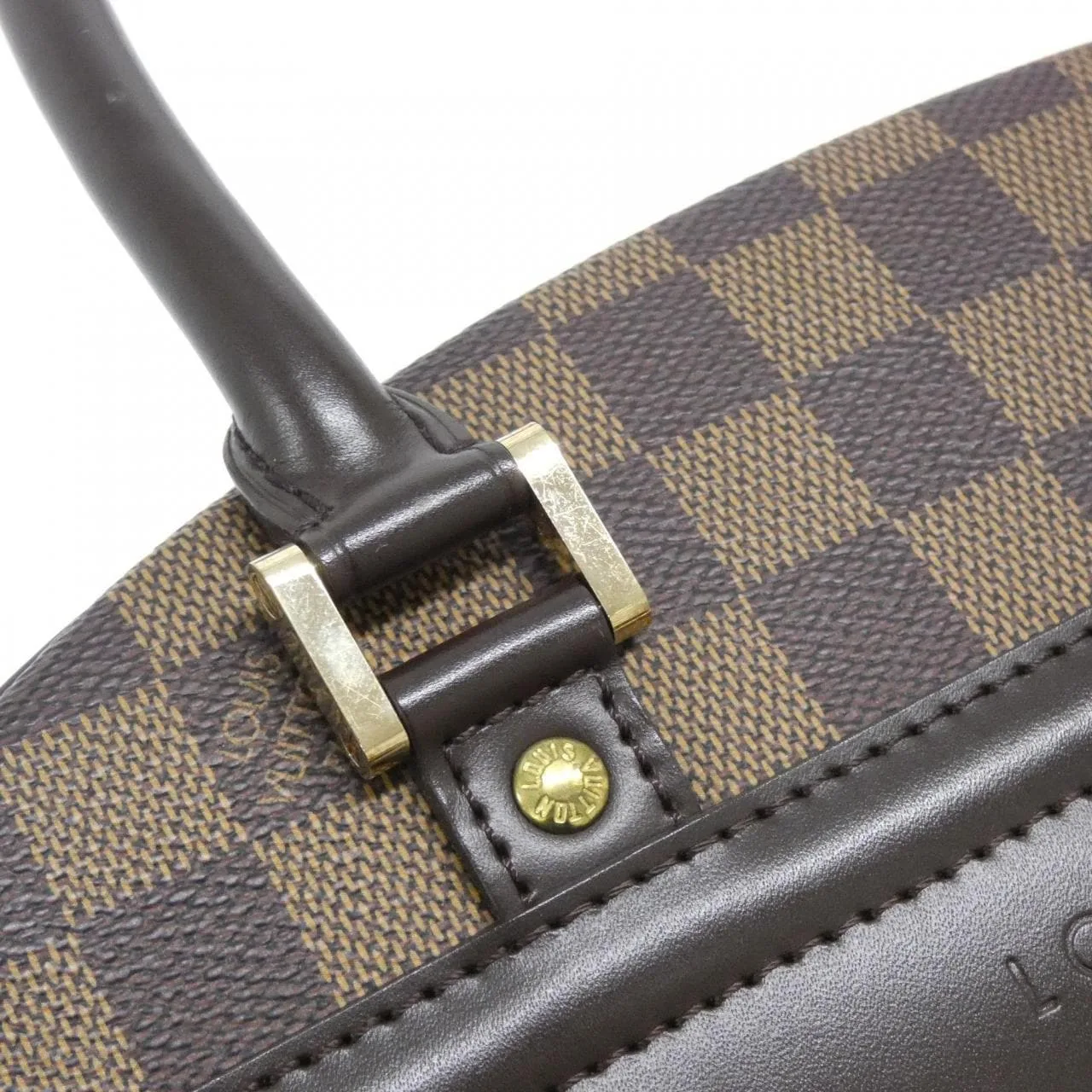 LOUIS VUITTON N41455 Handbag Damier 黑色 Damier 中古品A - 縮圖 7