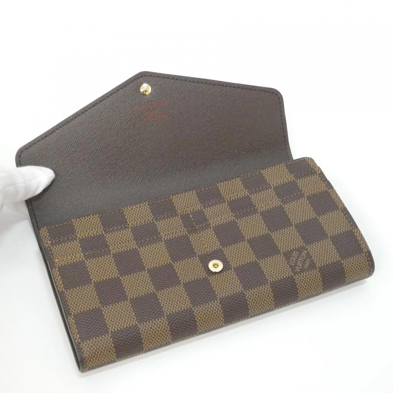 LOUIS VUITTON N63209 Wallet Damier Black Damier Rank A - Thumbnail 3