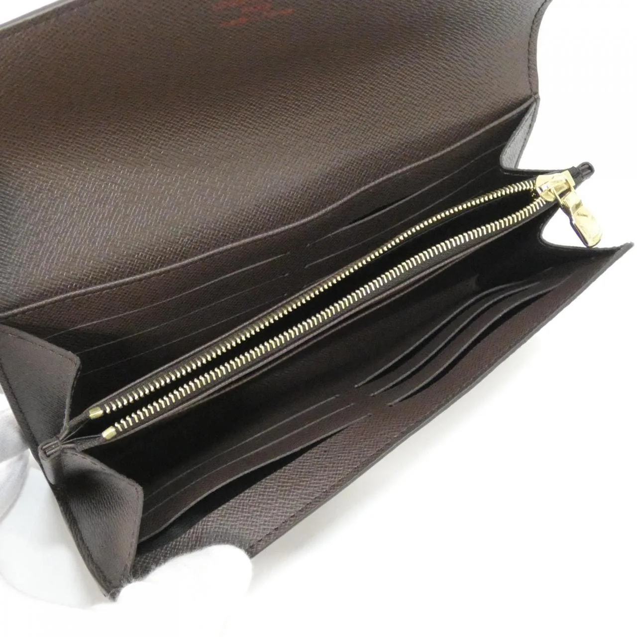 LOUIS VUITTON N63209 Wallet Damier Black Damier Rank A - Thumbnail 4