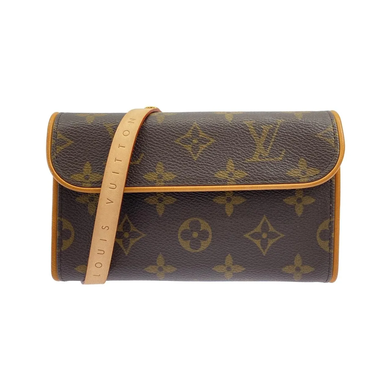LOUIS VUITTON Pochette M51855+M67304 Belt Monogram Black