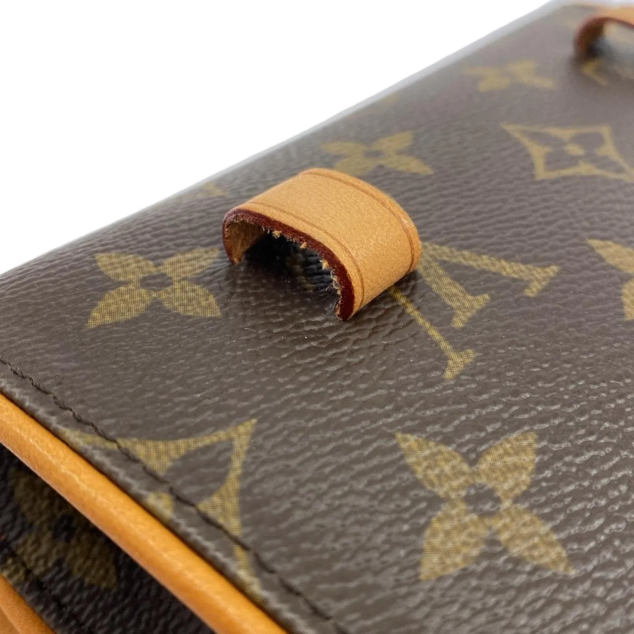 LOUIS VUITTON Pochette M51855+M67304 Belt Monogram 黑色 Monogram 中古品A - 縮圖 5
