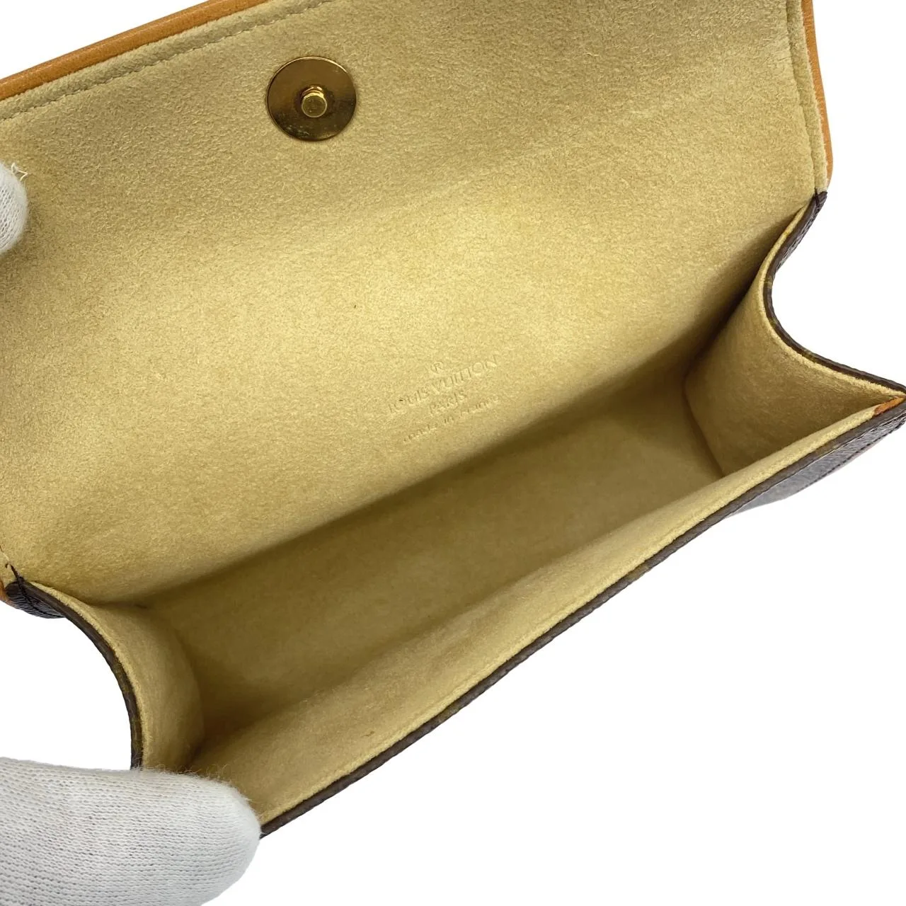 LOUIS VUITTON Pochette M51855+M67304 Belt Monogram 黑色 Monogram 中古品A - 縮圖 9