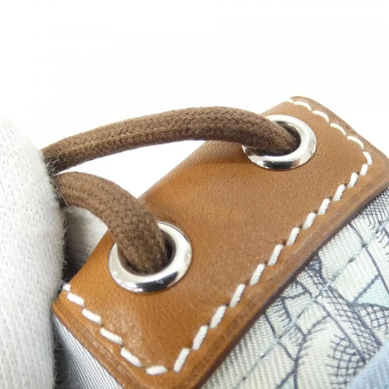 HERMES Pouch Blue Unused - Thumbnail 4