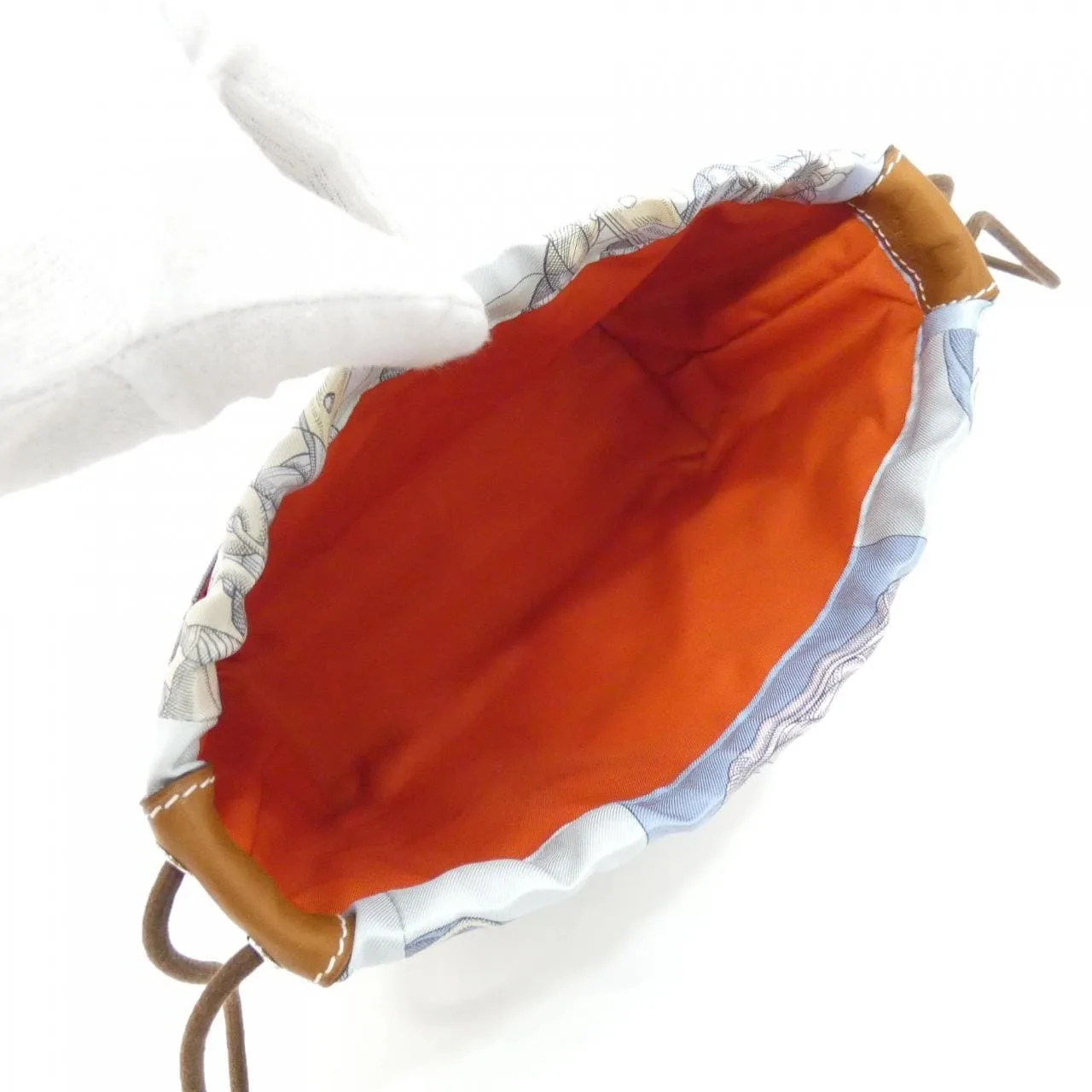 HERMES Pouch Blue Unused - Thumbnail 5