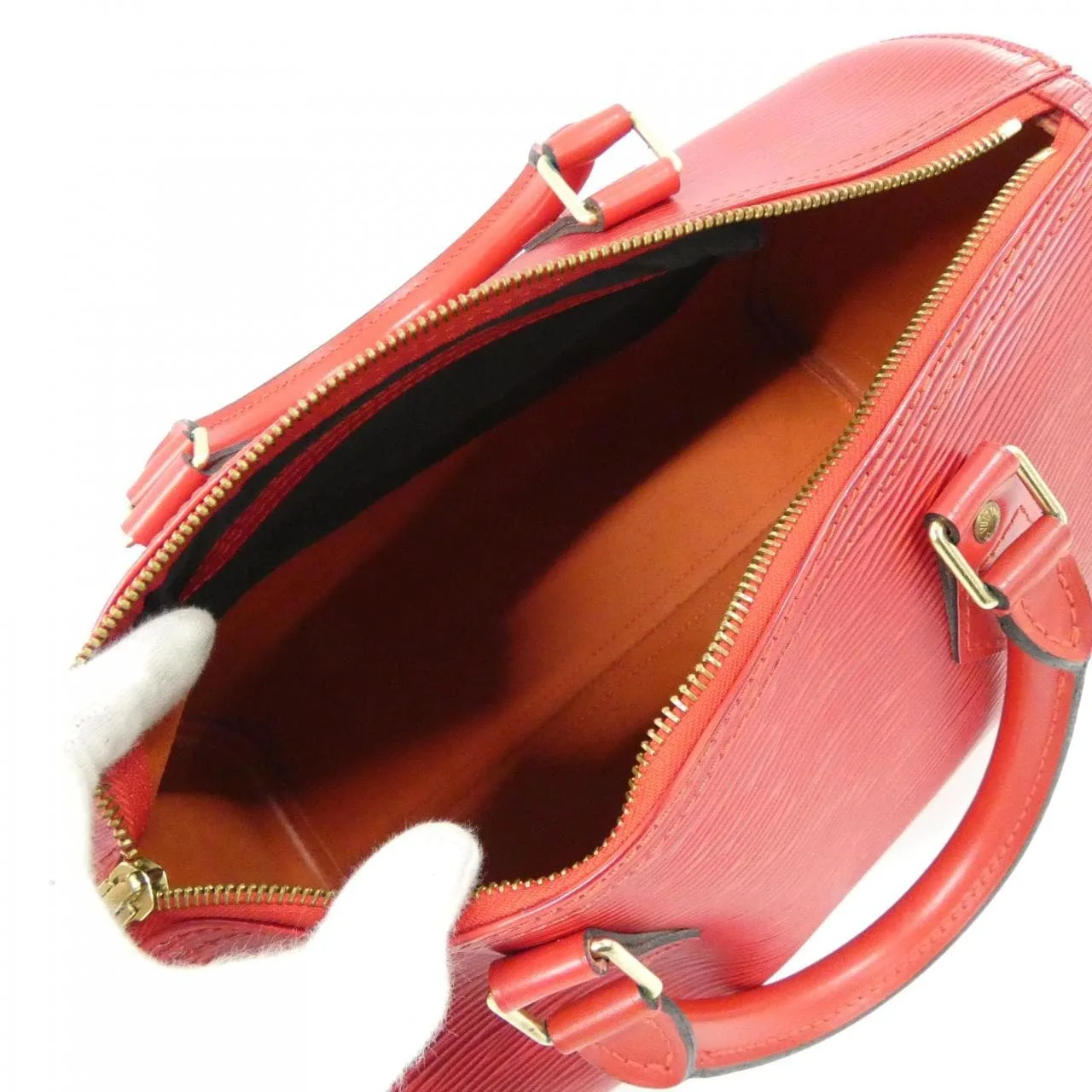 LOUIS VUITTON Speedy M43007 Boston Epi Red Epi Rank A - Thumbnail 10