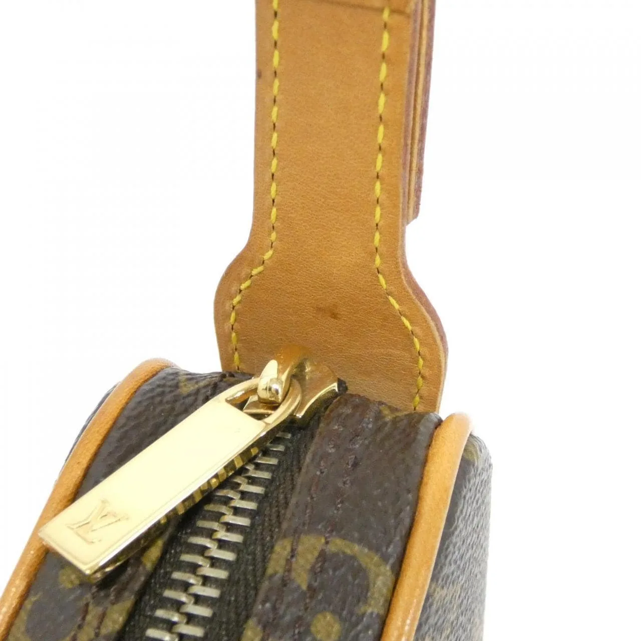 LOUIS VUITTON Pochette M51510 Shoulder Monogram 黑色 Monogram 中古品A - 縮圖 5