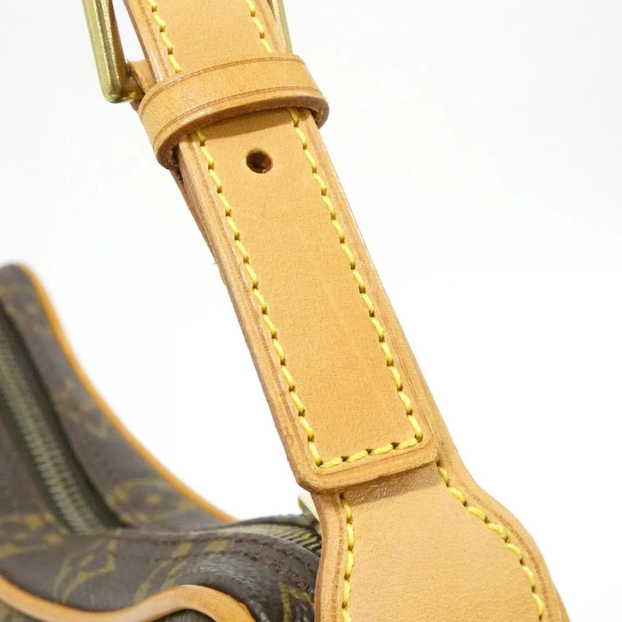 LOUIS VUITTON Pochette M51510 Shoulder Monogram 黑色 Monogram 中古品A - 縮圖 6