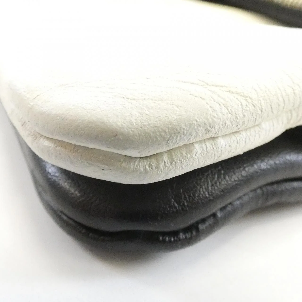 CELINE Handbag Leather 黑色 皮革 中古品B - 縮圖 3