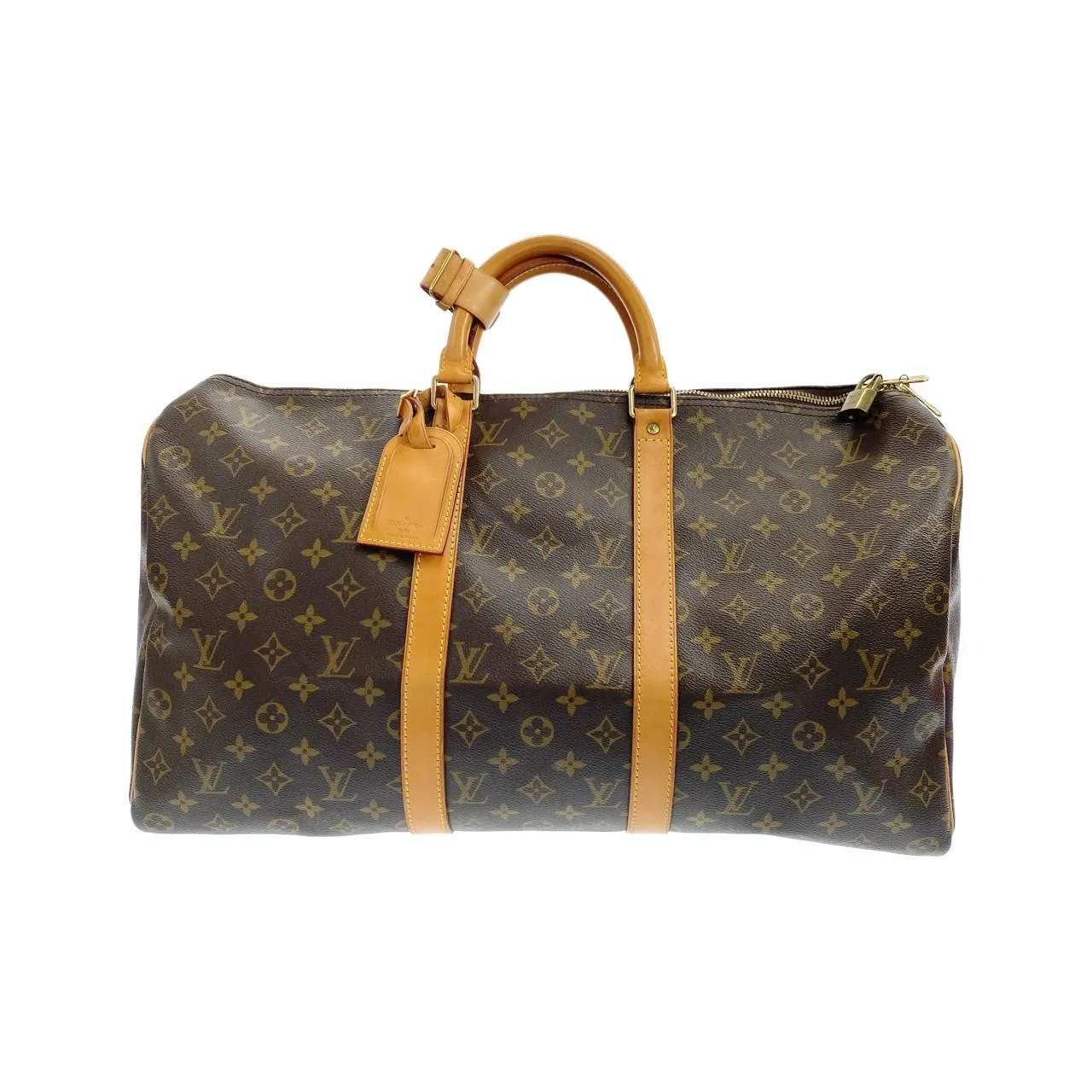 LOUIS VUITTON Keepall M41426 Boston Monogram Black