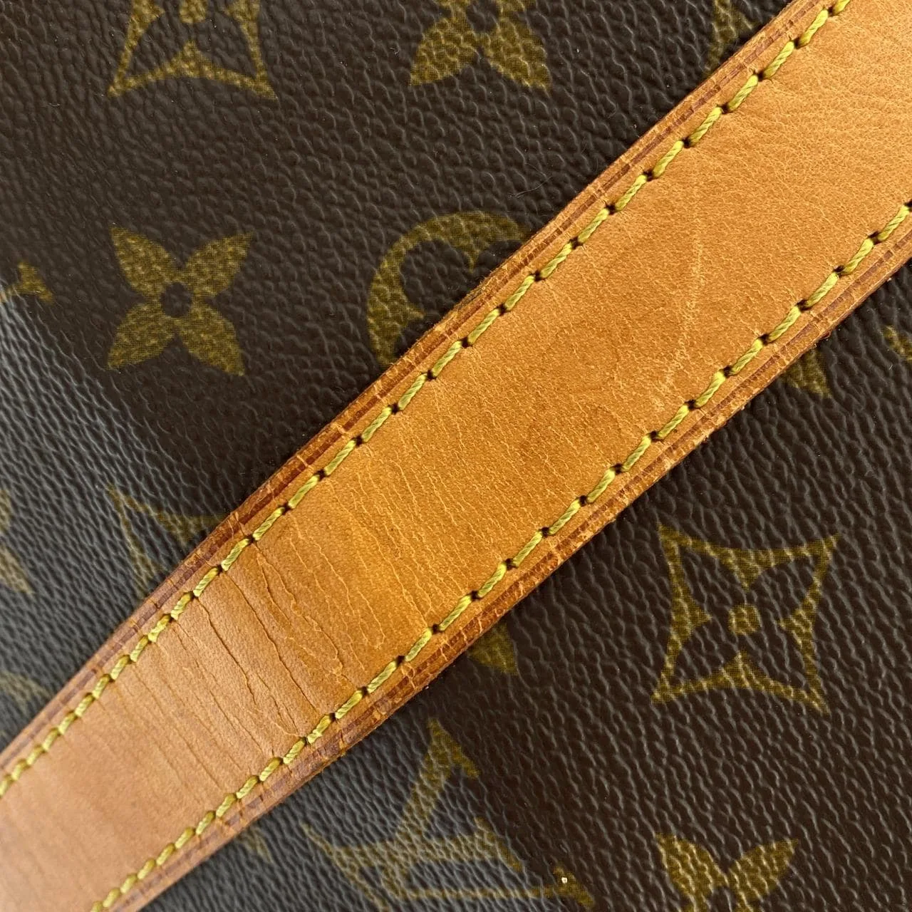 LOUIS VUITTON Keepall M41426 Boston Monogram 黑色 Monogram 中古品A - 縮圖 3