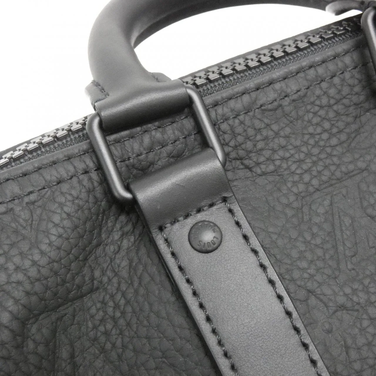 LOUIS VUITTON Keepall M20900 Boston Monogram 黑色 Monogram 中古品A - 縮圖 4