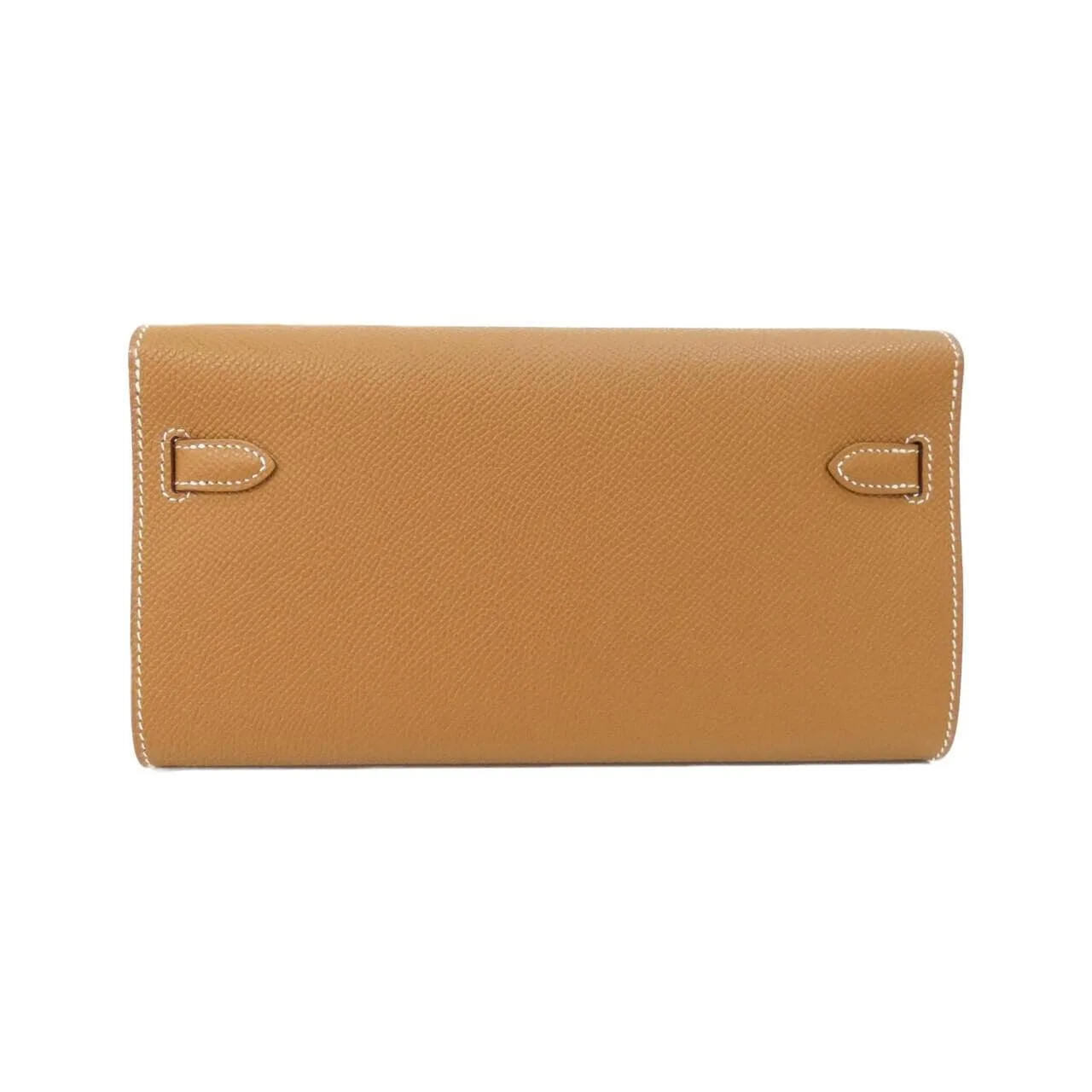 HERMES Kelly 080253CK Wallet Epsom Gold Epsom Leather Rank A - Thumbnail 2