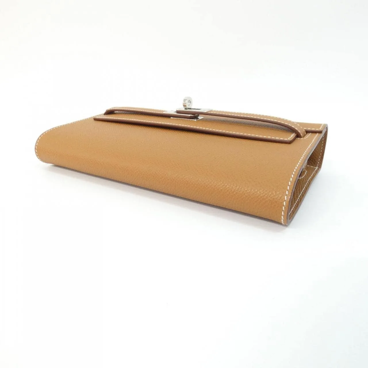 HERMES Kelly 080253CK Wallet Epsom Gold Epsom Leather Rank A - Thumbnail 3