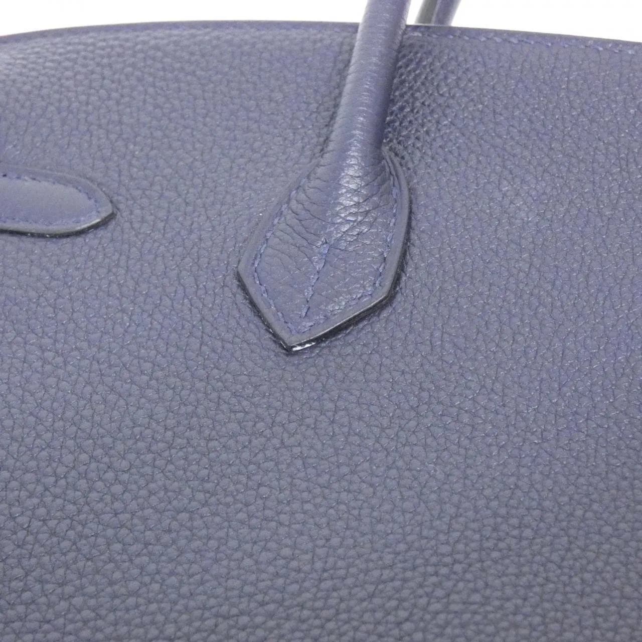 HERMES Birkin 041344CK Handbag Togo Blue Togo Leather Rank A - Thumbnail 5