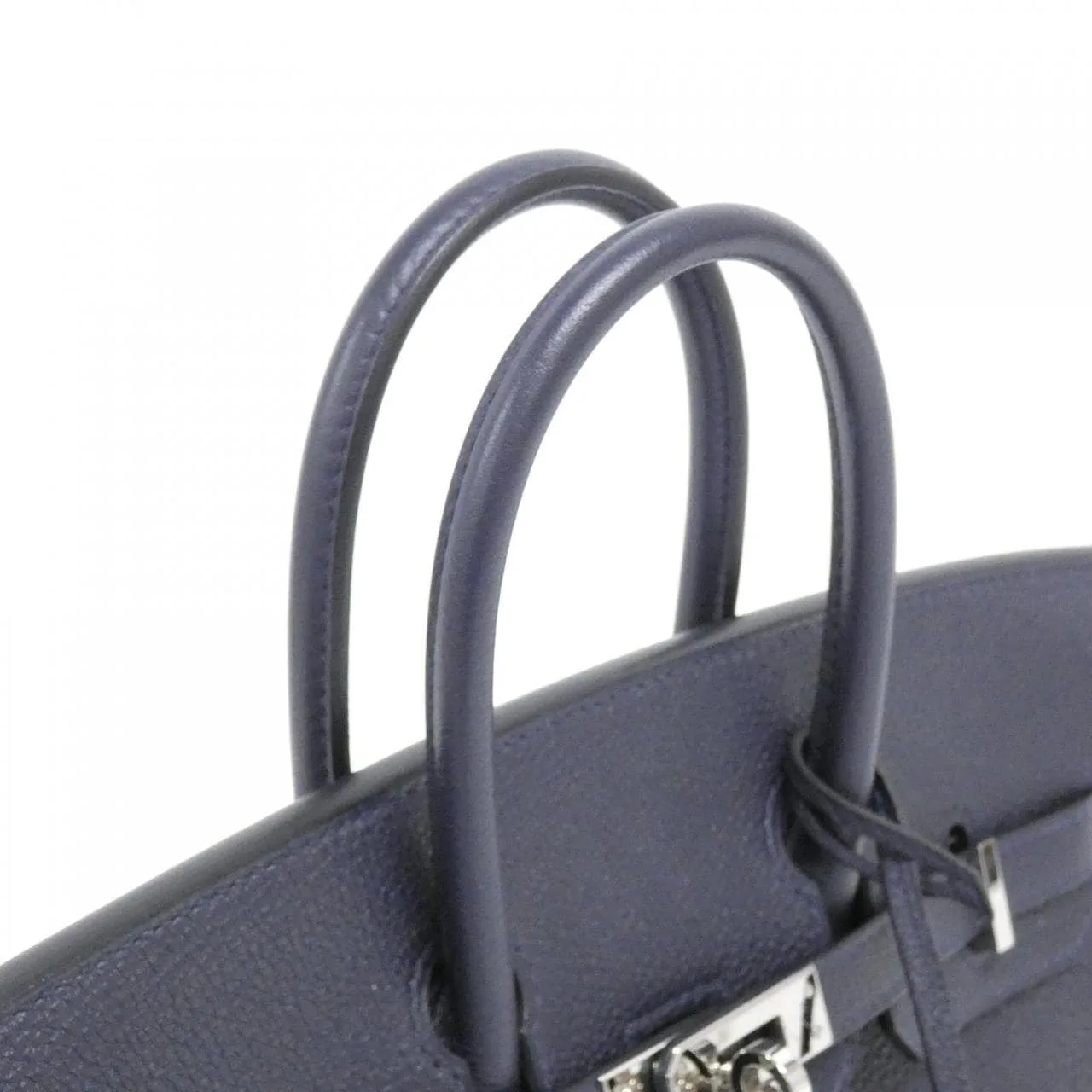 HERMES Birkin 041344CK Handbag Togo Blue Togo Leather Rank A - Thumbnail 8