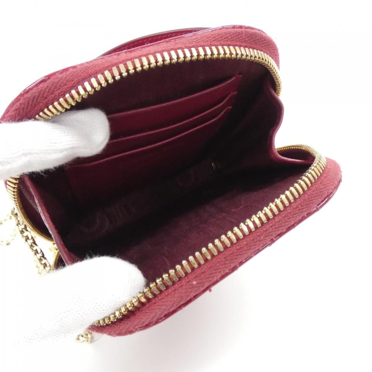 DIOR Lady Dior S0872OVRB Wallet Patent Leather 8