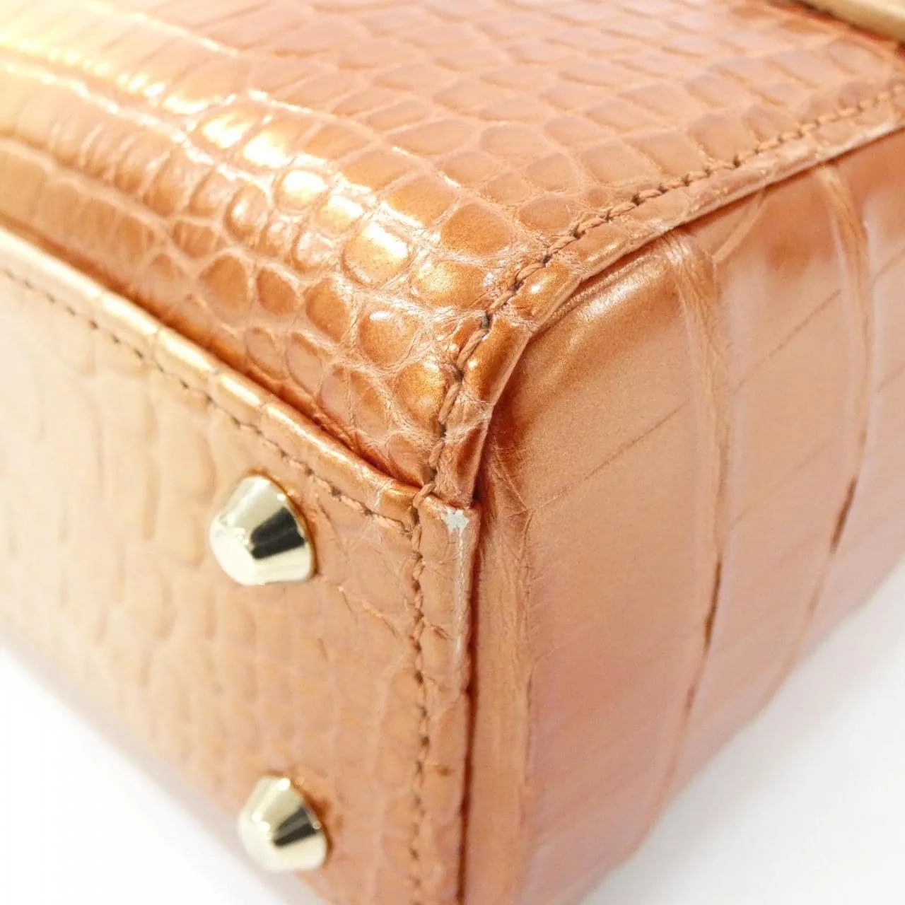 DIOR Lady Dior Handbag Brown Rank A - Thumbnail 3