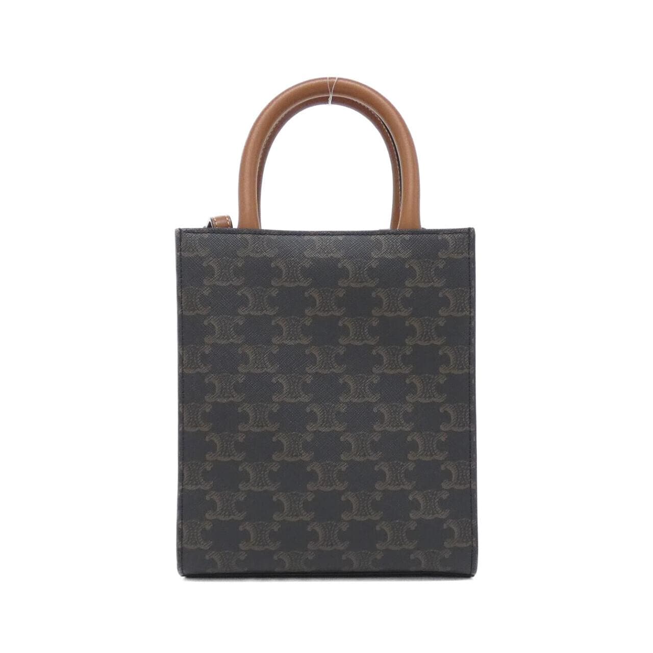 CELINE Cabas 194372BZK Handbag Canvas 2