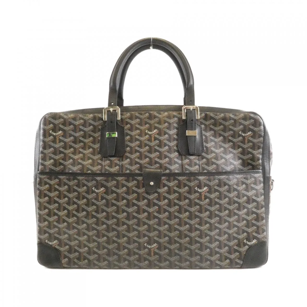 GOYARD AMA AMBASS MM Handbag Canvas Black