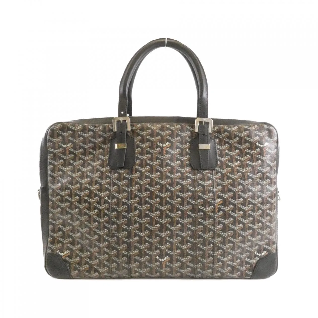 GOYARD AMA AMBASS MM Handbag Canvas Black Canvas Rank B - Thumbnail 2