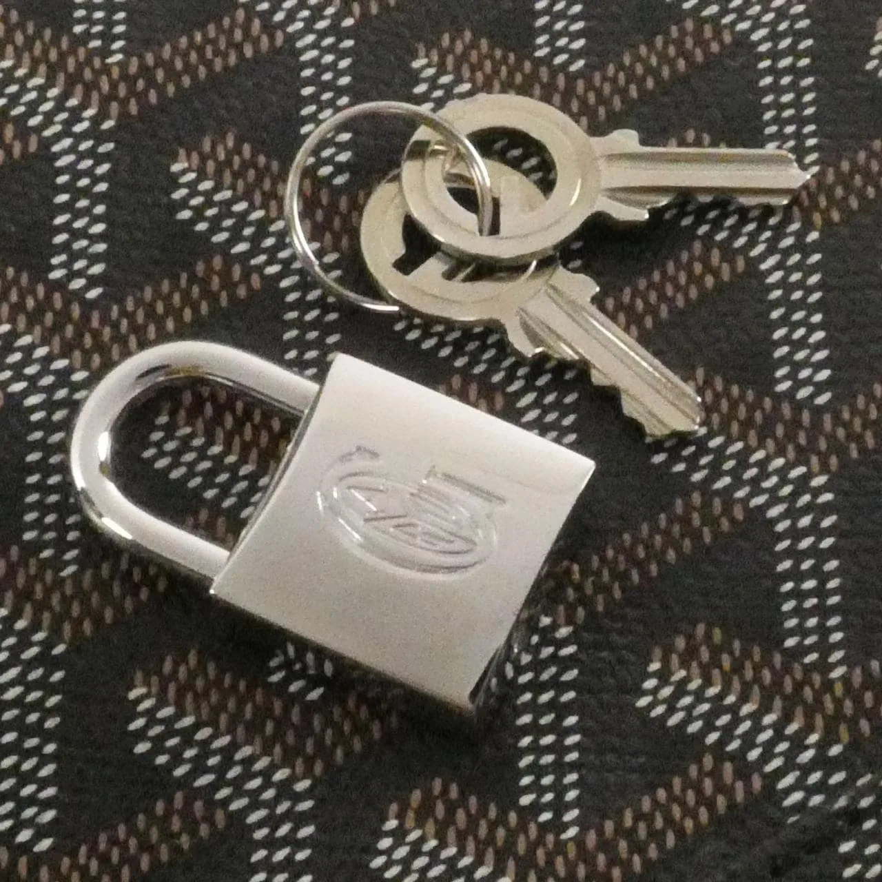 GOYARD AMA AMBASS MM Handbag Canvas Black Canvas Rank B - Thumbnail 5