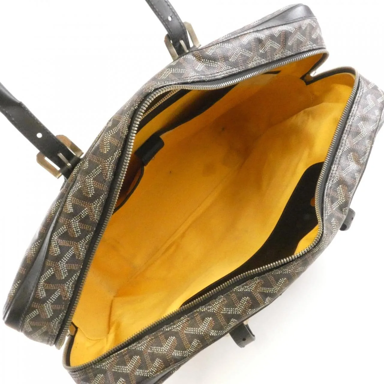 GOYARD AMA AMBASS MM Handbag Canvas Black Canvas Rank B - Thumbnail 9