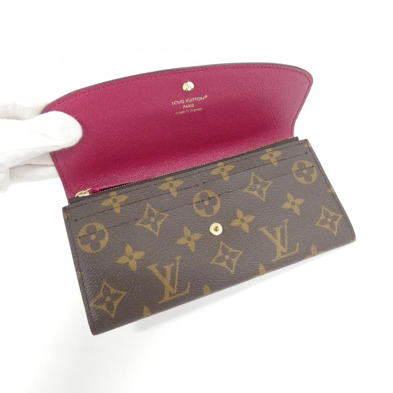 LOUIS VUITTON M60697 Wallet Monogram Black Monogram Rank A - Thumbnail 3