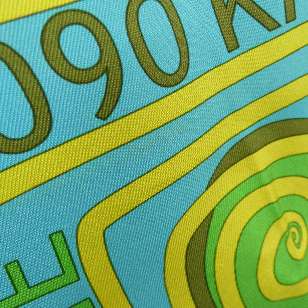 HERMES Scarf Blue Rank A - Thumbnail 4