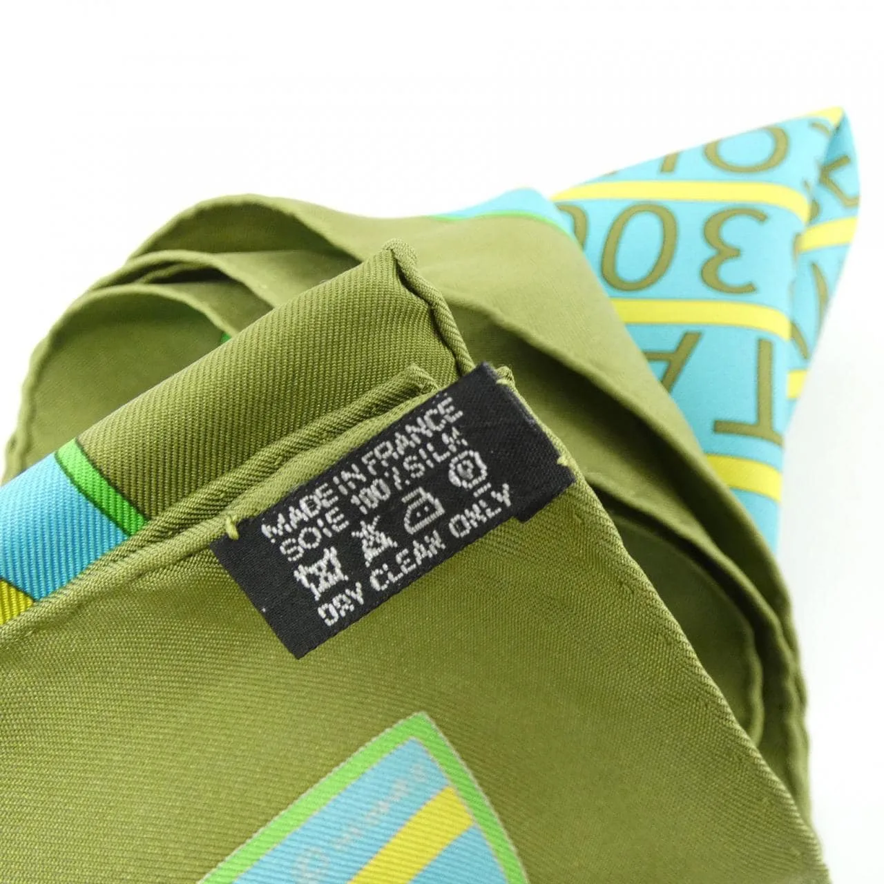 HERMES Scarf Blue Rank A - Thumbnail 6