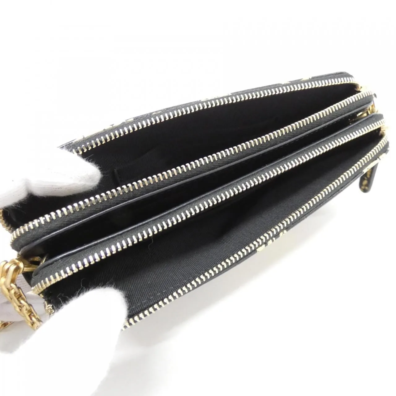 CHANEL Wallet Crocodile Black Crocodile Rank A - Thumbnail 7