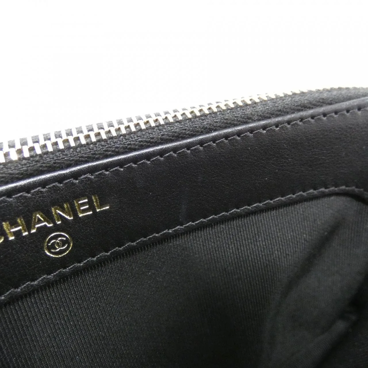 CHANEL Wallet Crocodile Black Crocodile Rank A - Thumbnail 8