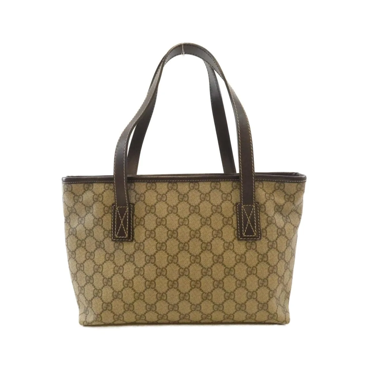 GUCCI 211138 KGDHR Handbag Canvas Beige Canvas Rank B - Thumbnail 2