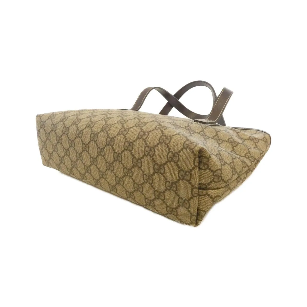 GUCCI 211138 KGDHR Handbag Canvas Beige Canvas Rank B - Thumbnail 3